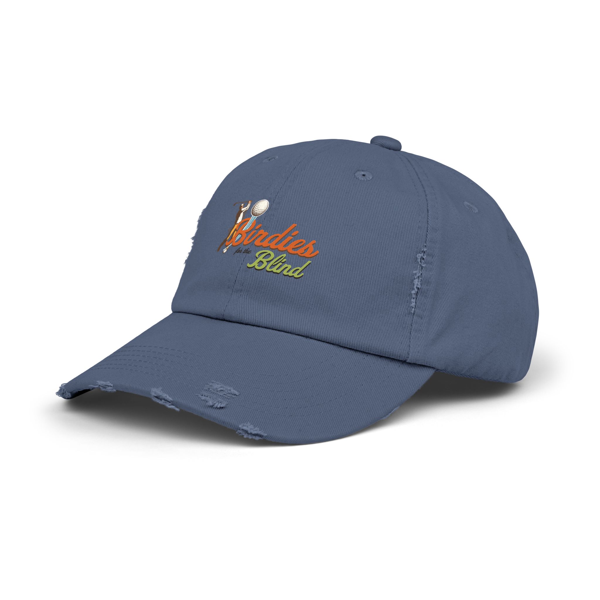 Birdies for the Blind Embroidered Distressed Cap - Image 12