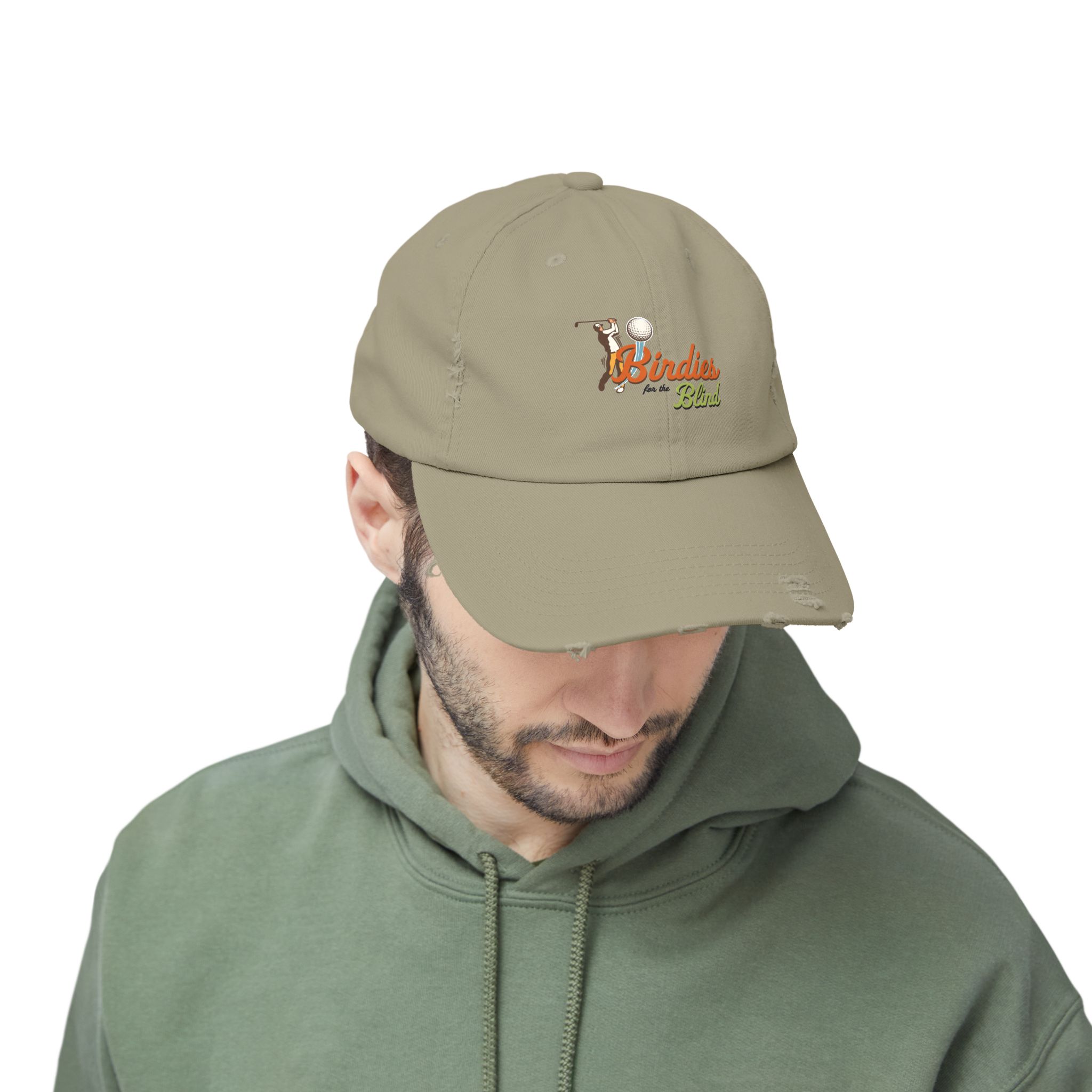 Birdies for the Blind Embroidered Distressed Cap - Image 10