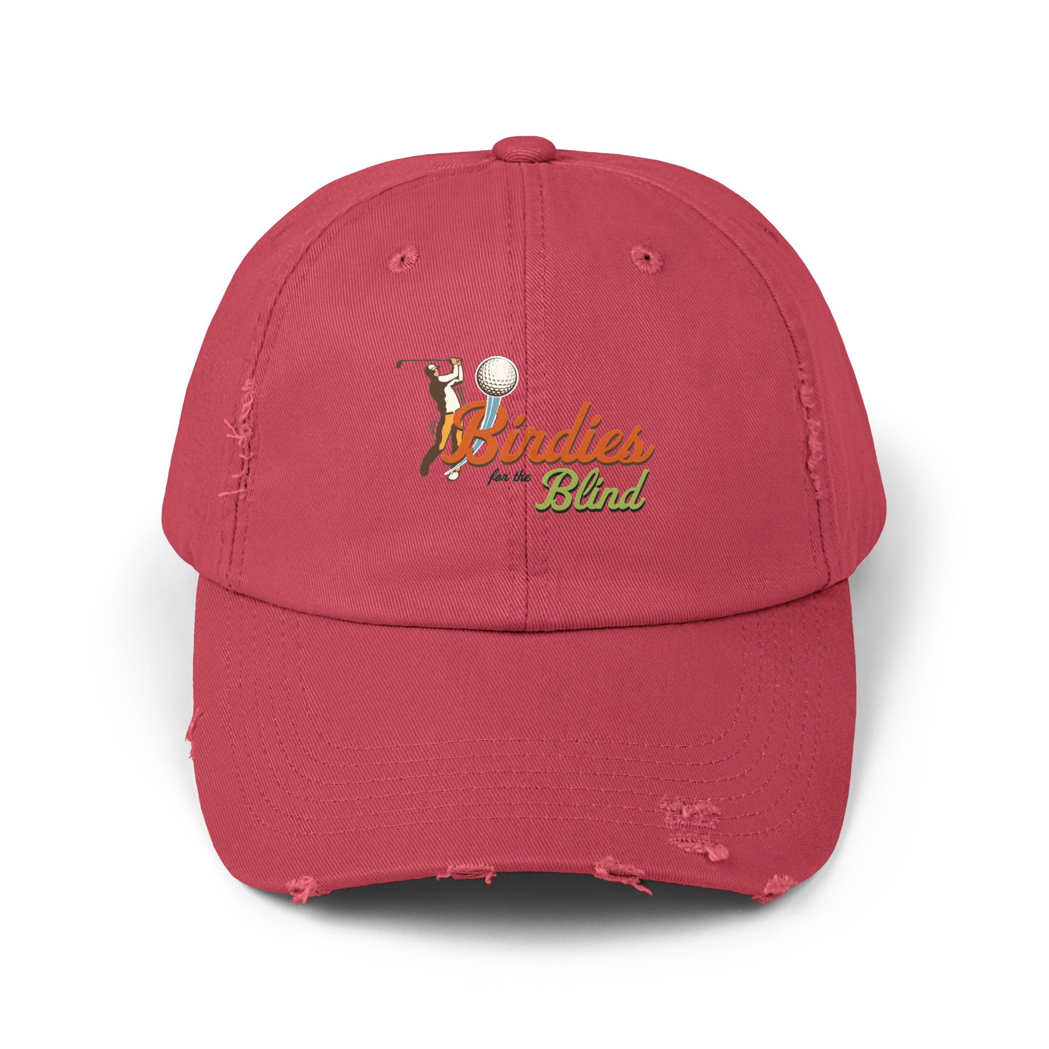 Birdies for the Blind Embroidered Distressed Cap - Image 16