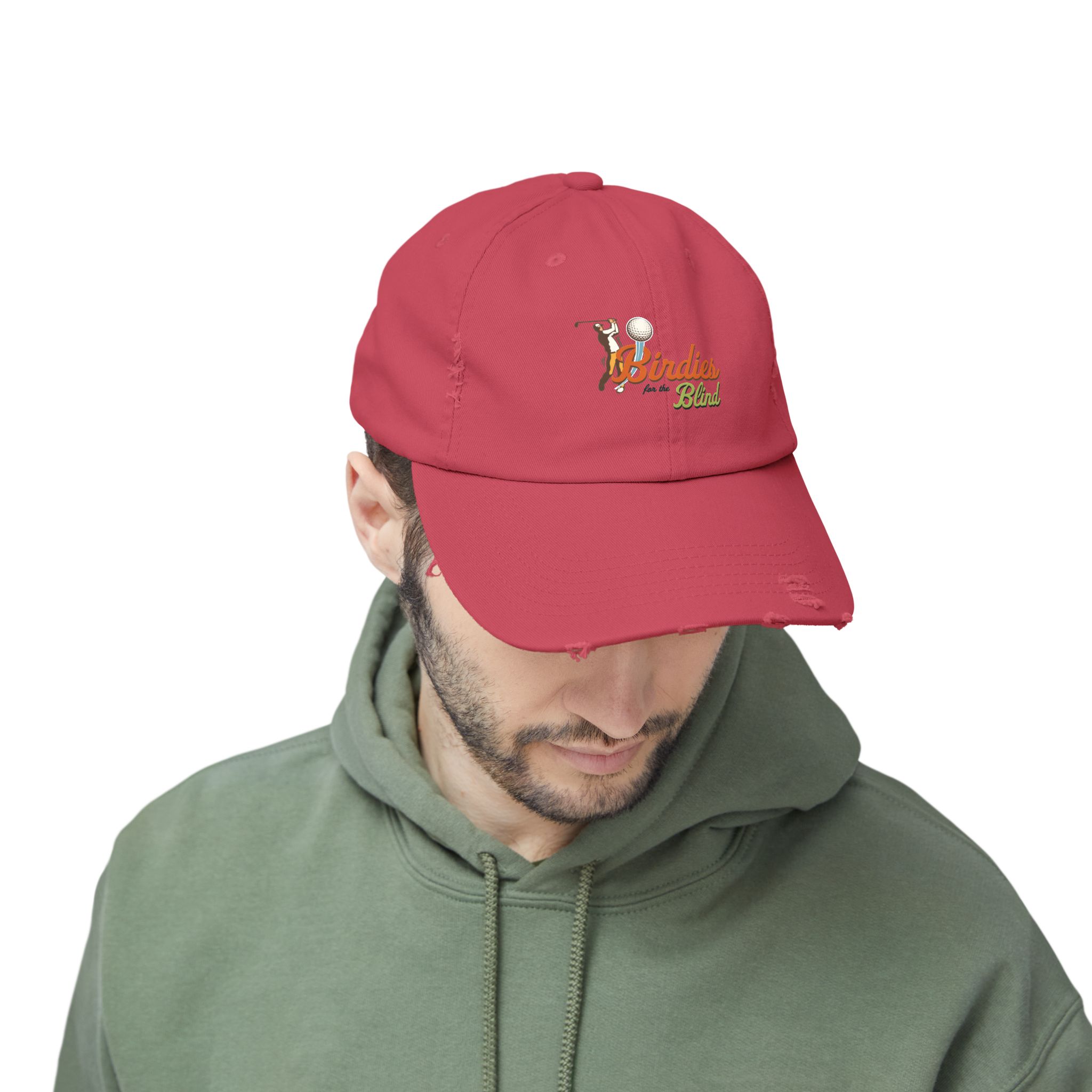 Birdies for the Blind Embroidered Distressed Cap - Image 20