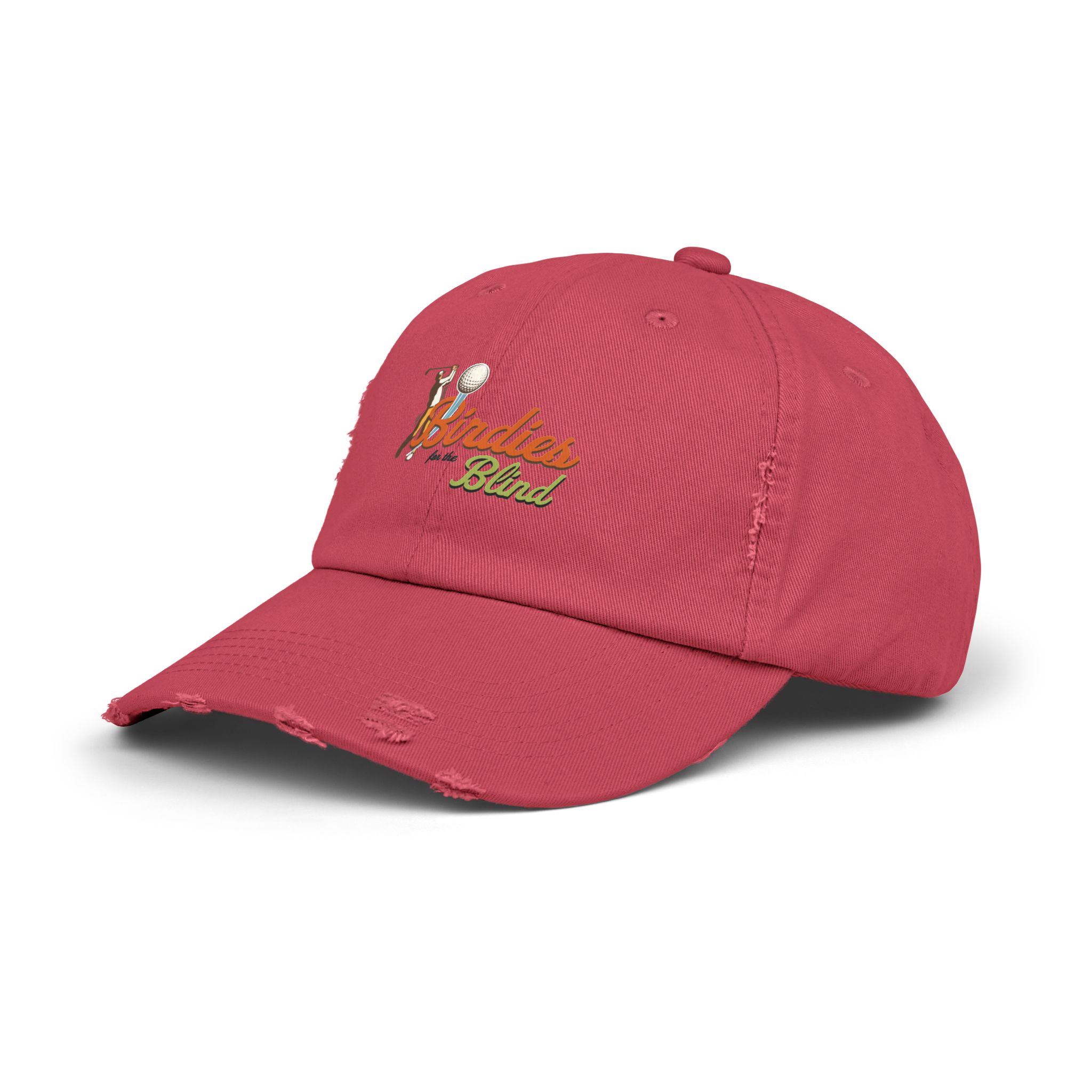 Birdies for the Blind Embroidered Distressed Cap - Image 17