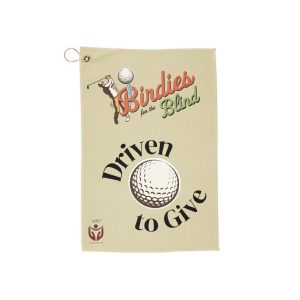 Birdies for the Blind Golf Towel Perfect for the Course, a Cause, and Beyond!