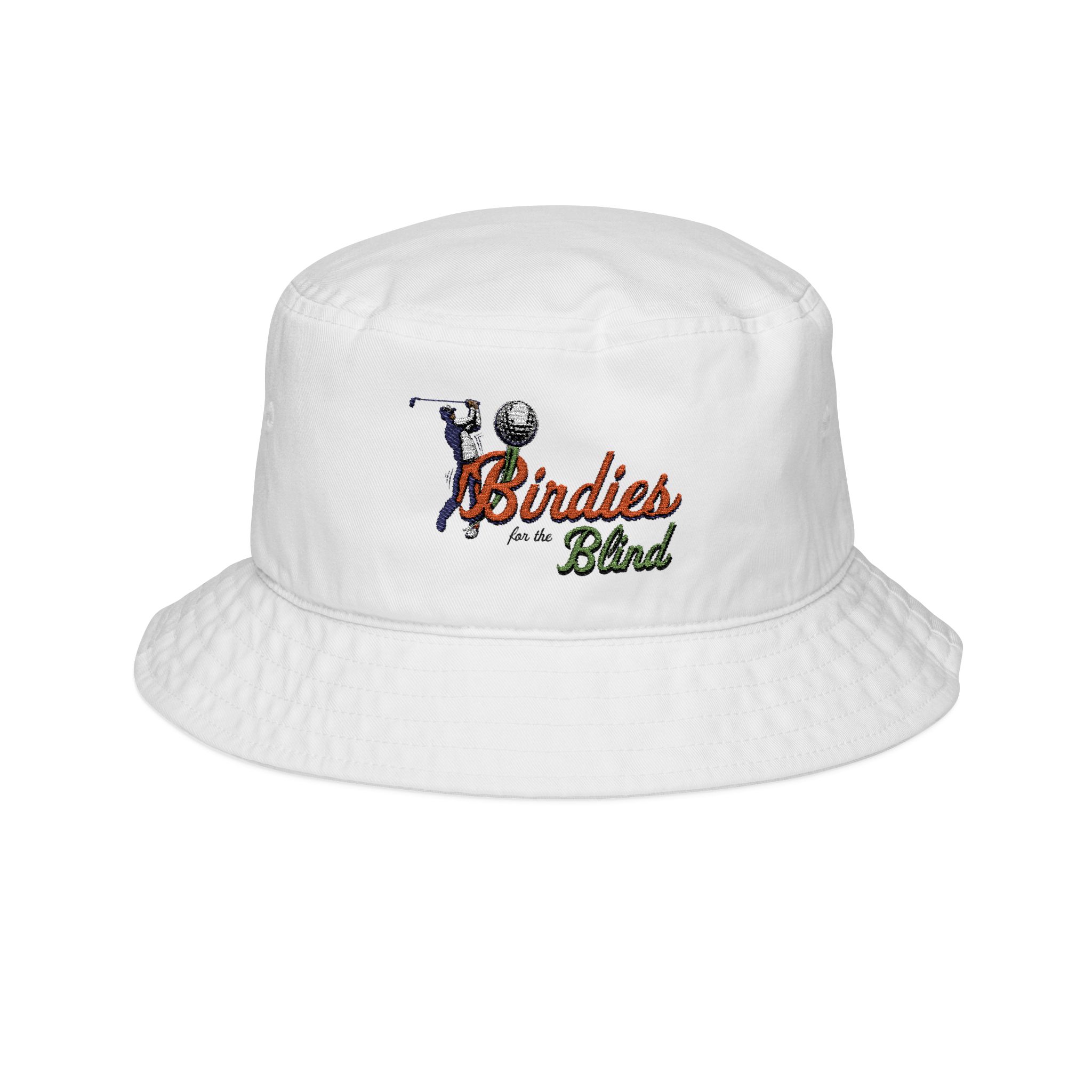 Birdies for the Blind Embroidered Bucket Hat — Style that Gives Back
